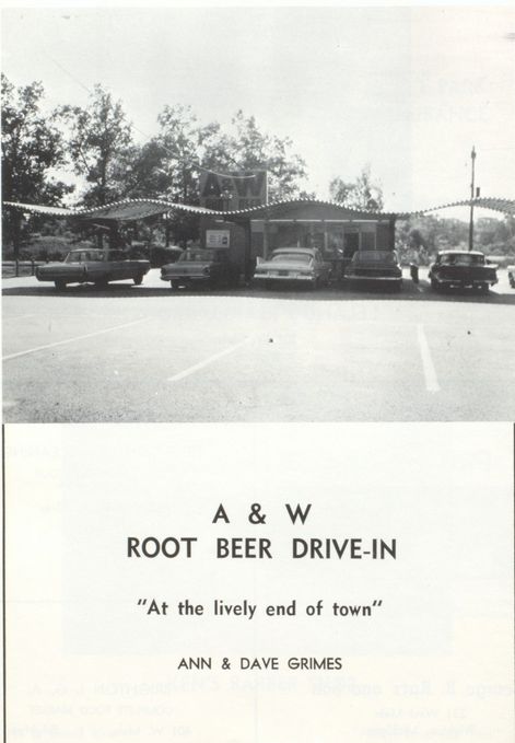 A&W Restaurant - Vintage A Ad W Outlets Of Unknown Address In Michigan 1960S
